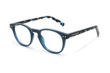 Dash Navy, Cermin Mata Asetat Biru Tentera Laut Retro Square - Bersudut