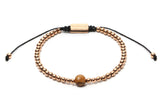 Macrame Gelang Manik Emas Mawar