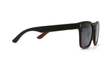 Oxford, Cermin Mata Hitam Kayu Persegi Polarized - Sisi