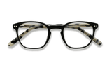 Dare Black, Cermin Mata Asetat Hitam Persegi Retro - Dilipat