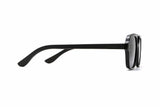 Cermin mata hitam Ryder Black Retro Aviator - Sisi