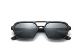 Cermin mata hitam Ryder Black Retro Aviator - Dilipat