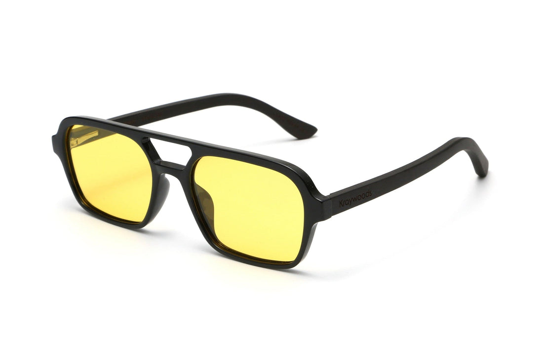Cermin Mata Hitam Ryder Yellow