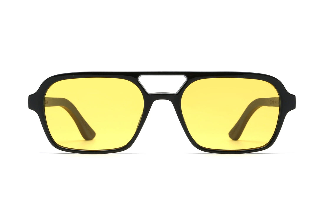 Cermin Mata Hitam Ryder Yellow