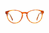 Hope Oranje, Oranje Tortoise Ovale Bril - Voorkant
