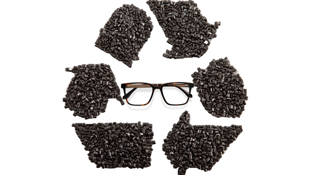 Óculos de acetato vs. óculos de plástico: Qual é a diferença?