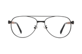 Purpose Black, Oversized Aviator Glasses - Frente