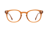 Fierce Brown, Clear Brown Thick Frame Glasses - Frente