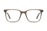 Marvel Grey, Óculos quadrados de acetato cinzento - Frente