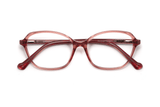 Glee Pink, Óculos geométricos de acetato rosa - Dobrados